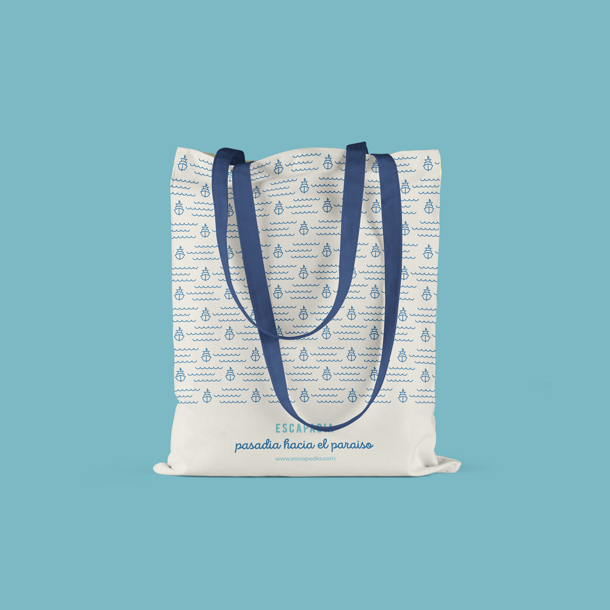 escapadia visual identity identité visuelle graphisme marie-laure antheunis bruxelles colombie cartagena totebag